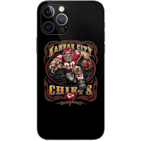Liquid Blue NFL Kansas City Chiefs Running Back iPhone 12 Pro Skin