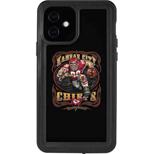 Liquid Blue NFL Kansas City Chiefs Running Back iPhone 12 Waterproof Case