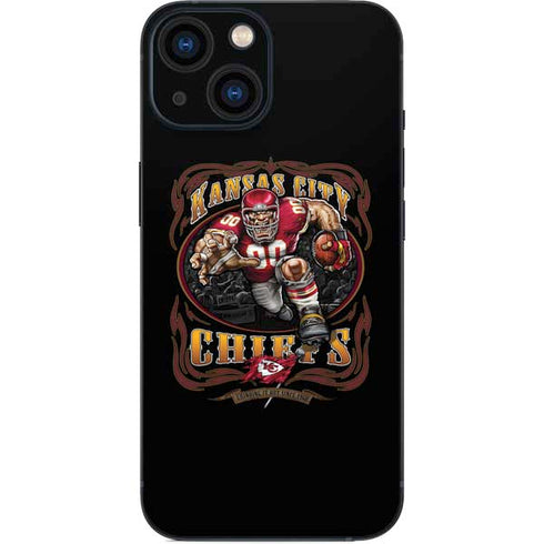 Liquid Blue NFL Kansas City Chiefs Running Back iPhone 13 Mini Skin