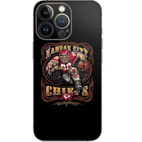 Liquid Blue NFL Kansas City Chiefs Running Back iPhone 13 Pro Skin