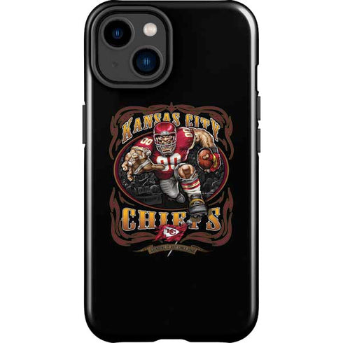 Liquid Blue NFL Kansas City Chiefs Running Back iPhone 15 Plus Impact Case