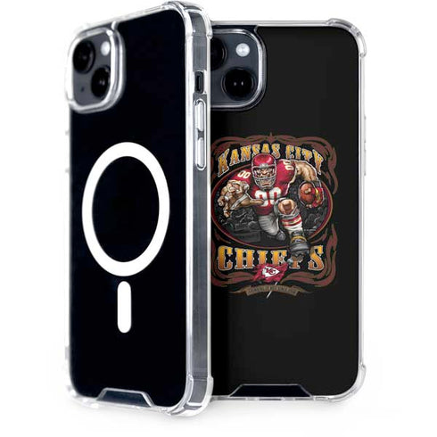Liquid Blue NFL Kansas City Chiefs Running Back iPhone 14 MagSafe Case