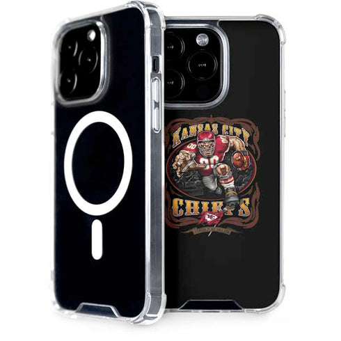 Liquid Blue NFL Kansas City Chiefs Running Back iPhone 14 Pro MagSafe Case