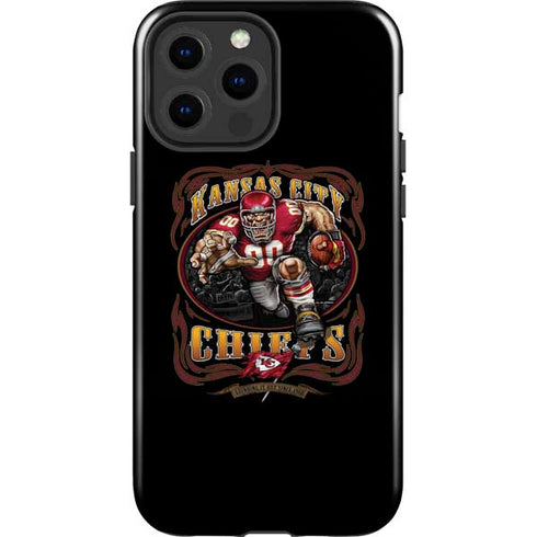 Liquid Blue NFL Kansas City Chiefs Running Back iPhone 14 Pro Max Impact Case