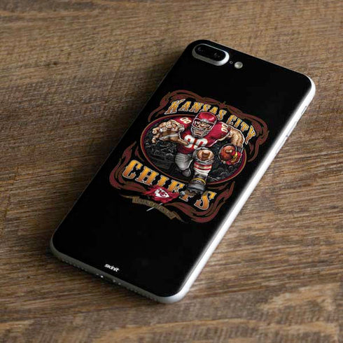 Liquid Blue NFL Kansas City Chiefs Running Back iPhone 7 Plus Skin