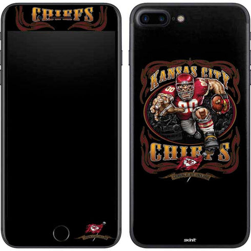 Liquid Blue NFL Kansas City Chiefs Running Back iPhone 8 Plus Skin