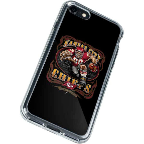 Liquid Blue NFL Kansas City Chiefs Running Back iPhone SE (2nd & 3rd Gen) Clear Case
