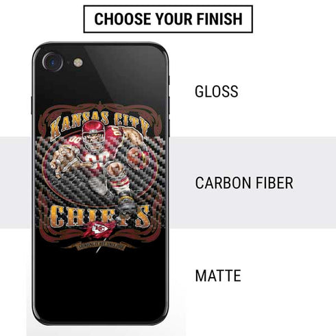 Liquid Blue NFL Kansas City Chiefs Running Back iPhone SE (2nd & 3rd Gen) Skin