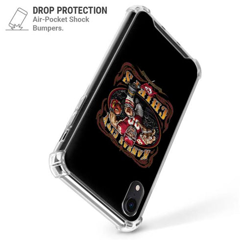 Liquid Blue NFL Kansas City Chiefs Running Back iPhone XR Clear Case