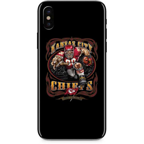 Liquid Blue NFL Kansas City Chiefs Running Back iPhone XS Max Skin