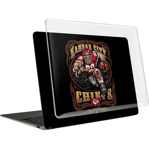 Liquid Blue NFL Kansas City Chiefs Running Back MacBook Air 13in M1 (2021) Case plus Skin