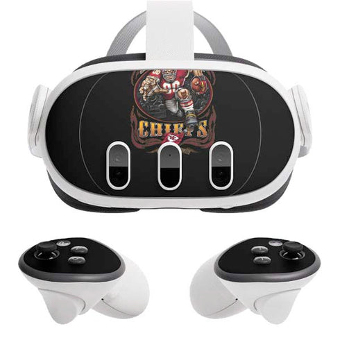 Liquid Blue NFL Kansas City Chiefs Running Back Meta Quest 3 Skin