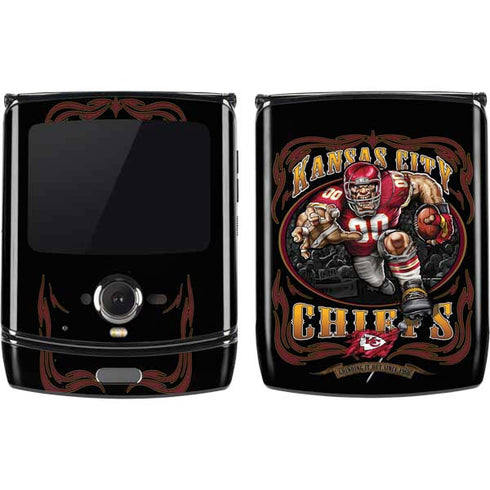 Liquid Blue NFL Kansas City Chiefs Running Back Motorola RAZR Skin