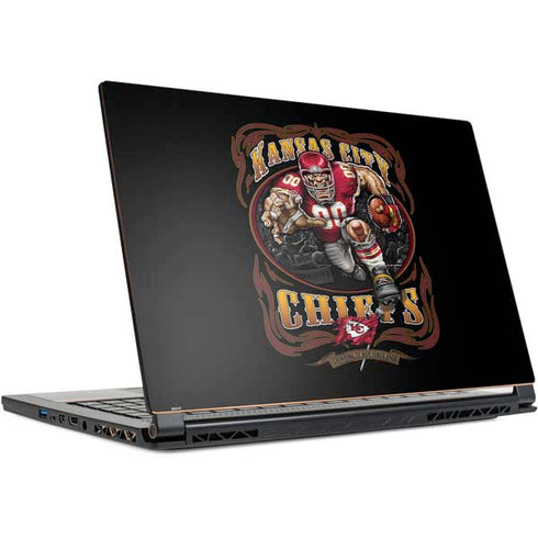 Liquid Blue NFL Kansas City Chiefs Running Back MSI GS65 Stealth Laptop Skin