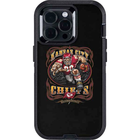 Liquid Blue NFL Kansas City Chiefs Running Back Otterbox Defender iPhone Skin