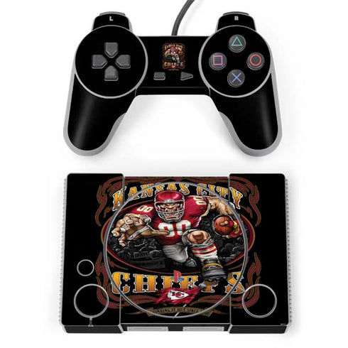 Liquid Blue NFL Kansas City Chiefs Running Back PlayStation Classic Bundle Skin