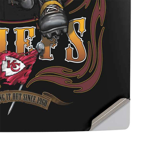 Liquid Blue NFL Kansas City Chiefs Running Back PS5 Console Skin