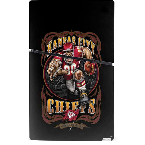 Liquid Blue NFL Kansas City Chiefs Running Back PS5 Slim Digital Edition Bundle Skin