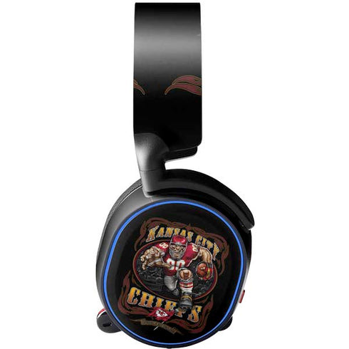Liquid Blue NFL Kansas City Chiefs Running Back SteelSeries Arctis 5 Skin