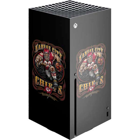 Liquid Blue NFL Kansas City Chiefs Running Back Xbox Series X Console Skin