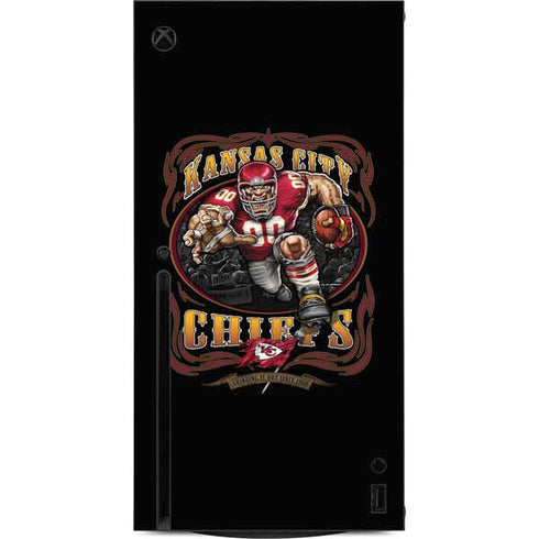 Liquid Blue NFL Kansas City Chiefs Running Back Xbox Series X Console Skin