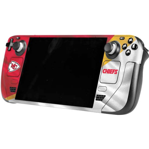 NFL Kansas City Chiefs Steam Deck Handheld Gaming Computer Skin