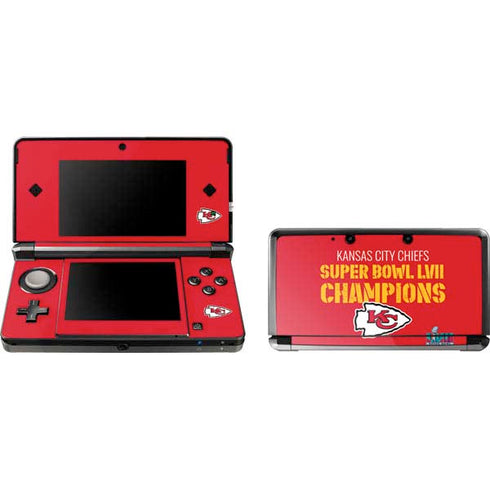 NFL Kansas City Chiefs Super Bowl LVII Champions 3DS (2011) Skin
