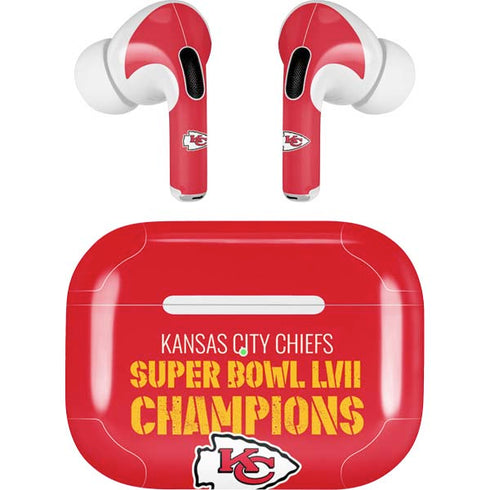 NFL Kansas City Chiefs Super Bowl LVII Champions AirPods Pro 2nd Gen Skin