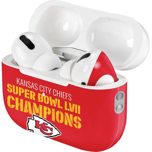 NFL Kansas City Chiefs Super Bowl LVII Champions AirPods Pro 2nd Gen Skin
