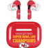 NFL Kansas City Chiefs Super Bowl LVII Champions Apple AirPods Pro Skin