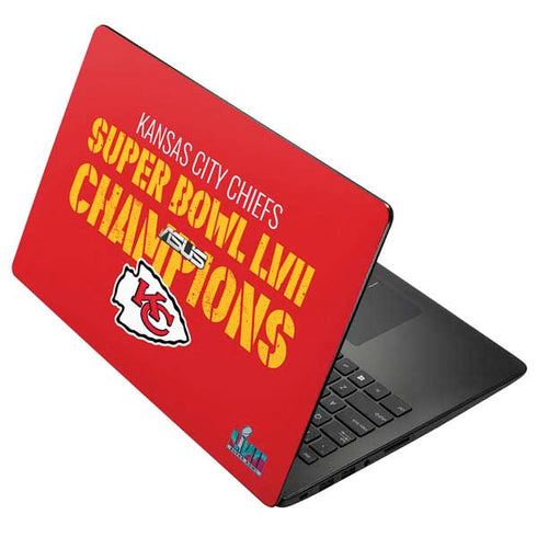 NFL Kansas City Chiefs Super Bowl LVII Champions Asus X502CA 15.6 Skin
