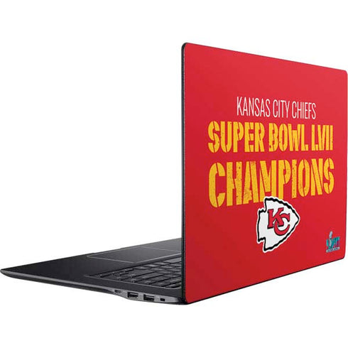 NFL Kansas City Chiefs Super Bowl LVII Champions Ativ Book 9 (15.6in 2014) Skin