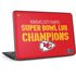 NFL Kansas City Chiefs Super Bowl LVII Champions HP Chromebook Skin