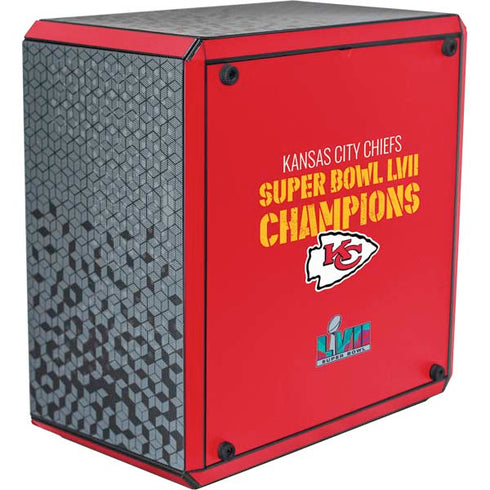NFL Kansas City Chiefs Super Bowl LVII Champions Cooler Master MasterBox Q300L Mini Tower Skin