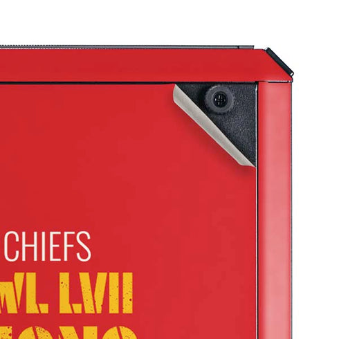 NFL Kansas City Chiefs Super Bowl LVII Champions Cooler Master MasterBox Q300L Mini Tower Skin