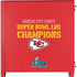 NFL Kansas City Chiefs Super Bowl LVII Champions Corsair 4000D Tempered Glass Mid-Tower ATX Case Skin