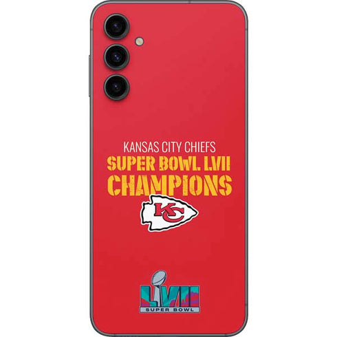 NFL Kansas City Chiefs Super Bowl LVII Champions Galaxy A14 5G Skin