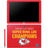 NFL Kansas City Chiefs Super Bowl LVII Champions Galaxy Book 12in Skin