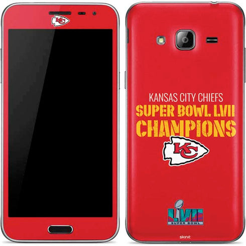 NFL Kansas City Chiefs Super Bowl LVII Champions Galaxy J3 Skin