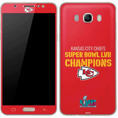 NFL Kansas City Chiefs Super Bowl LVII Champions Galaxy J7 Skin