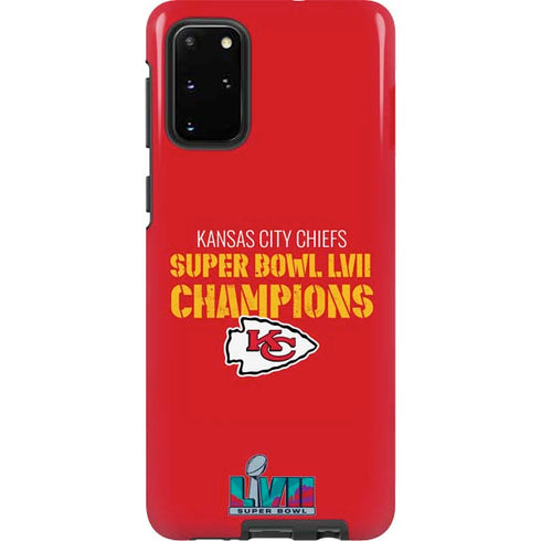 NFL Kansas City Chiefs Super Bowl LVII Champions Galaxy S20 Plus Pro Case