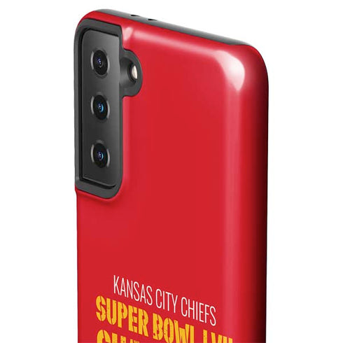 NFL Kansas City Chiefs Super Bowl LVII Champions Galaxy S21 Plus 5G Pro Case