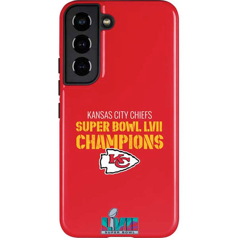 NFL Kansas City Chiefs Super Bowl LVII Champions Galaxy S22 Pro Case