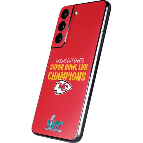 NFL Kansas City Chiefs Super Bowl LVII Champions Galaxy S22 Skin