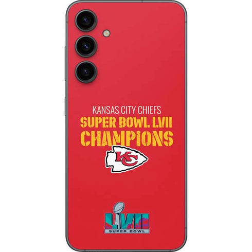 NFL Kansas City Chiefs Super Bowl LVII Champions Galaxy S23 FE Skin