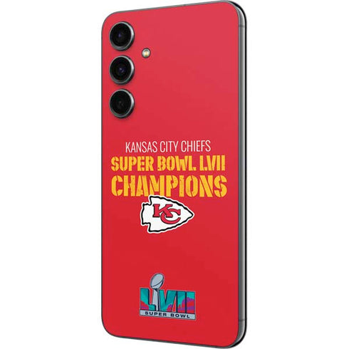 NFL Kansas City Chiefs Super Bowl LVII Champions Galaxy S23 FE Skin