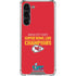 NFL Kansas City Chiefs Super Bowl LVII Champions Galaxy S23 Plus Clear Case