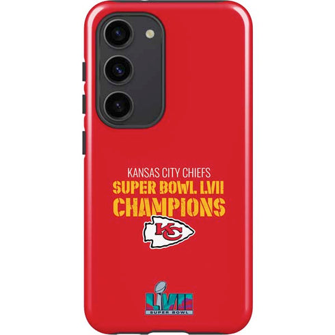 NFL Kansas City Chiefs Super Bowl LVII Champions Galaxy S23 Pro Case