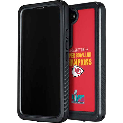 NFL Kansas City Chiefs Super Bowl LVII Champions Galaxy S23 Waterproof Case