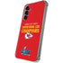 NFL Kansas City Chiefs Super Bowl LVII Champions Galaxy S24 Plus Clear Case
